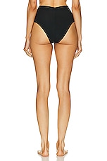CUUP Modal Highwaist Panty in Black, view 3, click to view large image.