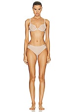 CUUP Modal Bikini Panty in Sand, view 4, click to view large image.