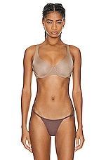 CUUP Micro Scoop Bra in Taupe, view 1, click to view large image.