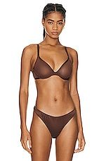 CUUP The Plunge Bra in Espresso, view 1, click to view large image.