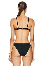 CUUP Scoop Bikini Top in Black, view 3, click to view large image.