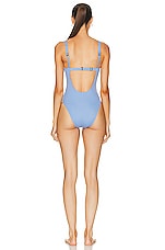 CUUP Scoop One Piece Swimsuit in Cloud, view 3, click to view large image.