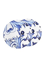 Dolce & Gabbana Casa Set Of 2 Mediterraneo Fiore Piccolo Bread Plates in Blue & White, view 1, click to view large image.