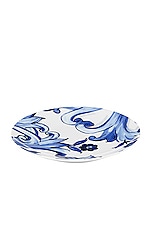 Dolce & Gabbana Casa Set Of 2 Mediterraneo Fiore Piccolo Bread Plates in Blue & White, view 2, click to view large image.