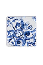 Dolce & Gabbana Casa Mediterraneo Coaster in Blue & White, view 1, click to view large image.