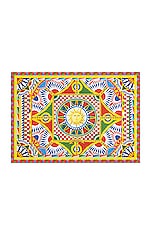 Dolce & Gabbana Casa Carretto Set Of 36 Reversible Paper Place Mats in Multicolor, view 1, click to view large image.