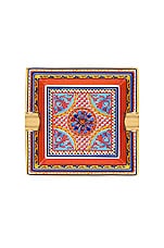 Dolce & Gabbana Casa Small Square Ashtray in Multicolor, view 1, click to view large image.