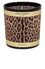 Dolce & Gabbana Casa Leopard Patchouli Scented Candle in Leopard, view 1, click to view large image.