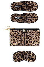 Dolce & Gabbana Casa Leopard Comfort Kit in Leopard, view 1, click to view large image.