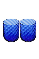 Dolce & Gabbana Casa Carretto Set Of 2 Murano Water Glasses , view 1, click to view large image.