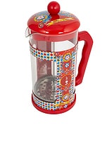 Dolce & Gabbana Casa X Bialetti French Coffee Press in Medium Red, view 1, click to view large image.