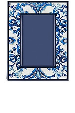 Dolce & Gabbana Casa Picture Frame in Blue Mediterraneo, view 2, click to view large image.
