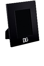 Dolce & Gabbana Casa Dg Logo Picture Frame in Black, view 1, click to view large image.