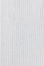 David Koma Bra Detail Knit Mini Dress in Silver, view 4, click to view large image.