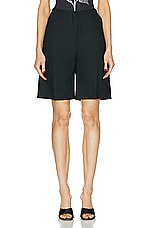 David Koma Tailored Shorts in Black, view 1, click to view large image.