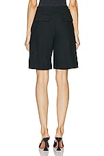 David Koma Tailored Shorts in Black, view 3, click to view large image.
