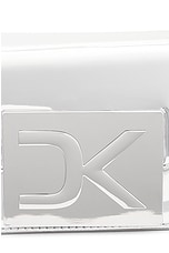 David Koma DK City Mini Bag in Silver, view 6, click to view large image.