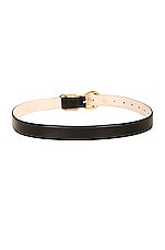 DEHANCHE Hollyhock Belt in Black & Gold, view 2, click to view large image.