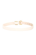 DEHANCHE Hollyhock Belt in Ivory & Gold, view 2, click to view large image.