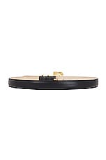 DEHANCHE Tetra Belt in Black & Gold, view 2, click to view large image.