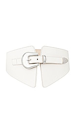 DEHANCHE The Western Waist Belt in Ivory, view 1, click to view large image.