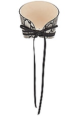 DEHANCHE The Undone Corset Belt in Ivory, Brown, & Snakeskin, view 4, click to view large image.
