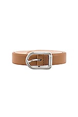 DEHANCHE Mija Belt in Beige & Silver, view 3, click to view large image.