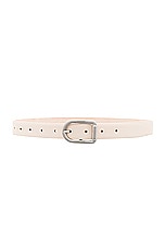 DEHANCHE Mija Belt in Ivory & Silver, view 1, click to view large image.