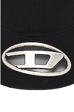 Diesel Beast Hat in Deep Black, view 3, click to view large image.
