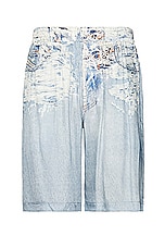 Diesel Alston Short in Denim, view 1, click to view large image.