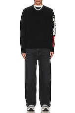 Diesel K-saria Sweater in Black, view 4, click to view large image.