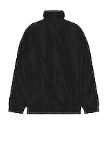 Diesel Ovady Polar Fleece Track Jacket In Black in Black, view 2, click to view large image.