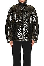 Diesel Rams Shiny Zip Jacket in Multi, view 4, click to view large image.