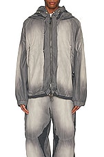 Diesel Round 10 Jacket in Antique Grey, view 4, click to view large image.