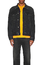 Diesel Barcy Jacket in Black, view 5, click to view large image.