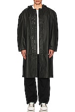 Diesel Rombe Coat in Black, view 3, click to view large image.