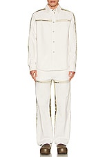 Diesel Mich Pants in White, view 6, click to view large image.