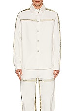 Diesel Mich Shirt in White, view 4, click to view large image.