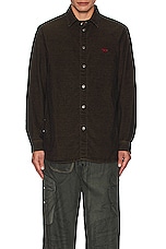 Diesel Overshirt in Brown, view 4, click to view large image.