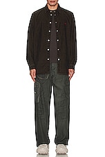 Diesel Overshirt in Brown, view 5, click to view large image.
