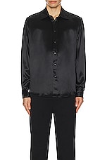 Diesel Ricco Shirt in Deep Black, view 4, click to view large image.