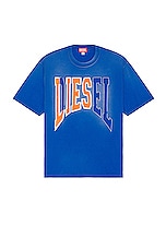 Diesel Wash T-shirt in Classic Blue, view 1, click to view large image.