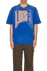 Diesel Wash T-shirt in Classic Blue, view 3, click to view large image.