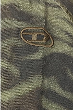 Diesel Zebra Shirt in Olive & Green, view 3, click to view large image.