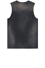 Diesel Brico Tank Top in Deep & Black, view 2, click to view large image.