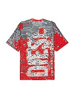 Diesel Boxt Peel T-shirt in Formula Red, view 2, click to view large image.