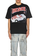 Diesel Boxt T-Shirt in Black, view 3, click to view large image.