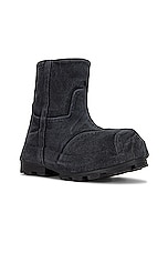 Diesel Hammer Denim Boot in Grey, view 2, click to view large image.