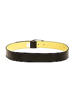 Diesel 1DR Belt in Black, view 2, click to view large image.