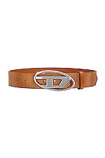 Diesel D Belt in Brown, view 1, click to view large image.